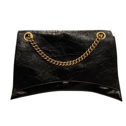 Flap Shoulder Bag Chain Crossbody Bags Fashion Women Handbags Metal Hasp Letter Large Capacity Interior Zipper Pocket Black Cowhide Cross Body Purse Wallets