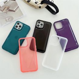 Shockproof Jelly soft Cases For iPhone 15 14 plus 13 12 11 Pro Max XR XS X mobile phone back Cover capa funda protective case 300pcs