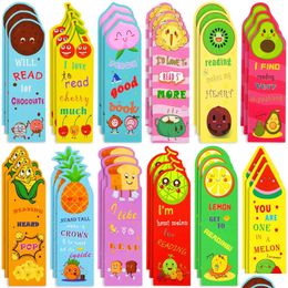 Bookmark Bookmark Scented Bookmarks Scratch And Sniff 12 Styles Fruit Theme Cute For Students Kids Teens Drop Delivery 2022 Brhome Am Dhvqf