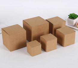 Gift Wrap Various Size Kraft Paper Packaging Gifts Box Small Cardboard Boxes Square SN4225