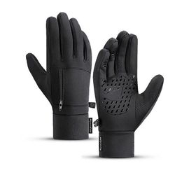 Ski Gloves Autumn Winter Men Women Mobile phone screen Waterproof Windproof Outdoor Sports Thermal Fleece Running L221017