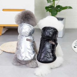 Dog Apparel Pet cat dog winter coat Cats dogs warm hooded vest Kitten puppy plus cotton jacket Teddy Bears Winter clothes T221018