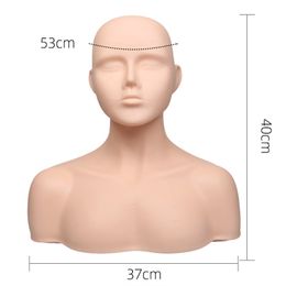 Man Mannequin Heads Salon Practise Model Head Beauty Face Washing Skin Management Acupuncture Point