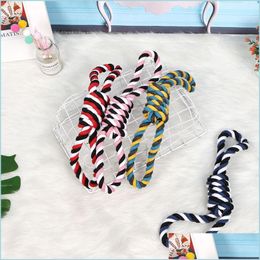 Dog Toys Chews 38Cm Pet Chews Toy For Dogs Tough Nature Cotton Rope Puppy Pop Anti Fidget Toys Toothbrush Drop Delivery 2022 Home Dhdbq