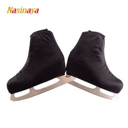 Ice Skates Skating Figure Shoes Cover Child Adult Velvet Solid Rollar Skate Accessories Athletic L221014