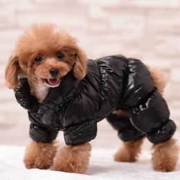 Dog Apparel New Winter Warm Down Hoodies Pets Dogs Coats Jackets Pet Dog Clothes Outfit For Cat Clothing Puppy Chihuahua Teddy Bear Ski Vest T221018