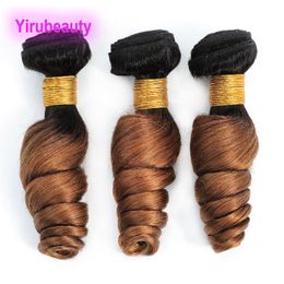 Loose Wave 3 Bundles Peruvian Virgin Human Hair Indian Brazilian 1B 30 Ombre Colour 8-34inch Yirueauty