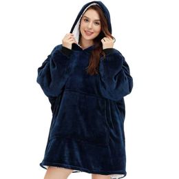 Others Apparel hot winter TV pocket Brads big blanket sweatshirt sweatshirt nail grown sofa bank coat coat Aluminium for longer days unisex T221018