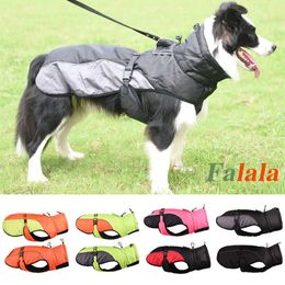 Dog Apparel Clothes For Large Dogs Waterproof Big Dog Vest Jacket Autumn Winter Warm Pet Coat Clothing For Dogs Chihuahua Labrador XL-6XL T221018