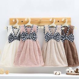 Highquality Towel Microfiber Soft Baby Child Cute Mini Dress Handkerchief Kitchen Towels Multifunctional Hanging Hand Towel RRA27