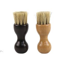 Gourd Shape Shoe Clean Hair Brush Oiled Polishing Ash Removal Cleaning Beech Furniture Sundries Ground Cleans Brushes BBB16537