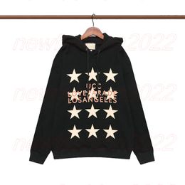 2023 Cotton Jersey Sweatshirt Print G Love Parade Los Angeles With Stars Hooded Sweatshirt Men Women Hoodie Long Sleeve Pullover Solid Couple Clothes Casual Hoodies