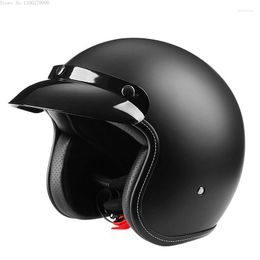 Motorcycle Helmets Vintage Helmet Retro Xxl Half For Men Cycling Electric Scooter Motocross Protector Accessories Kaciga