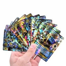 Party Board Game Genie Card Toys V VMAX Card Display English Version Magic Shiny Cards Play Games Collection 100pcs Booster Box Kids Toy ZM1019