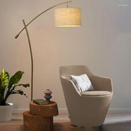 Floor Lamps Lampshade Stand Lamp Nordic Minimalist Aesthetic Bedroom Modern Bedside Lampe De Chevet Chambre Furniture