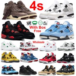 Black Canvas 4s Midnight Navy 4 Basketball Shoes Men Women Canyon Purple 4s Thunder A Ma Maniere Fire Red With Box Infrared Metallic Sail UNC Cool Grey Tattoo Sneakers