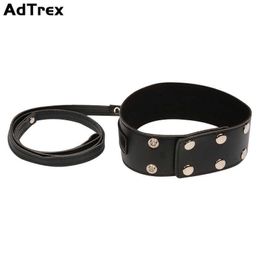 Beauty Items PU Leather Collar for Bondage Adult Games sexy And Leash Couples Erotic Toy BDSM sexyual Stimulation Flirting Restraints