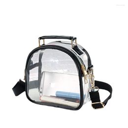 Evening Bags Clear Crossbody Bag Stadium Approved For Concerts Shoulder Adjustable Strap With Front Pocket