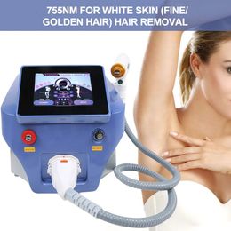 Diode Laser 755 808 1064nm Multi Wavelengths Hair Removal Machine Cooling Head Painless Laser Epilator Face Body Hair Remover