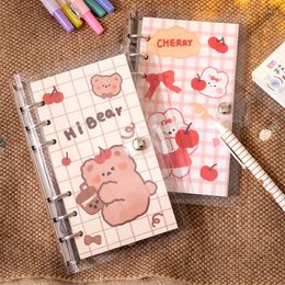 Lovely Cake Bear Notebook Journal Agenda Diary Weekly Monthly Schedule Planner Gift Book Cute School Stationery