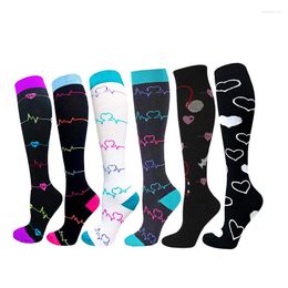 Men's Socks Dropship Compression Stockings Varicose Veins For Men & Women Fit Nurses Crossfit Calf Pain Edoema Pressure