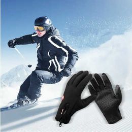 Ski Gloves Man Winter sport waterproof gloves touch screen men ski and riding snowboard Motorcycle L221017