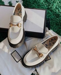 Wholesale Lug Sole Loafer Shoes Women Slip On Moccasins Lady Comfort Walking Flats Embroidery Bee Dress Wedding Bridal EU35-40