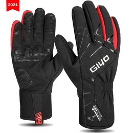 Ski Gloves GIYO Cycling Winter For Men Women Bicycle Full Finger Motorcycle Fishing Bmx MTB Skiing Sports Bike L221017