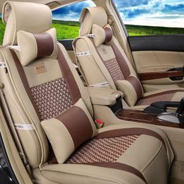 Car Seat Covers TO YOUR TASTE Auto Accessories Leather For Ix30/35 Sonata ELANTRA Terracan Tucson Accent SantaFe Cushion