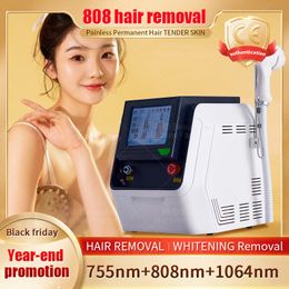 1064/755/808nm Diode Laser Health Beauty Items Hair Removal Skin Care Spa Permanent Painless Machine Rejuvenation 3 Wavelengths