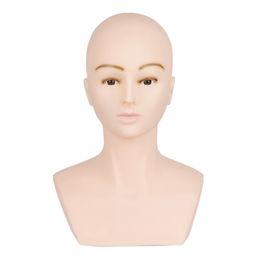 Wig Display Bald Mens Mannequin Head Hat Mannequin Head Glasses Mannequin Head Half Shoulder Mens Bald