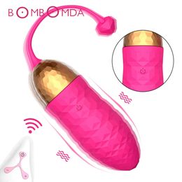 Beauty Items BOMBOMDA Panties Wireless Remote Control Vibrator Panty Vibrating Egg Wearable Dildo G Spot Clitoris sexy toy for Women