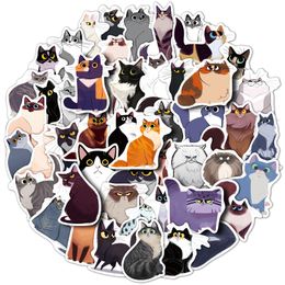 50Pcs Cute cat Animal Stickers for Kids Teens Vinyl Waterproof Sticker for Laptop Bumper Skateboard Water Bottles Computer Phone BP-267