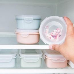 Storage Bottles & Jars Refrigerator Fresh Keeping Spices Food Prep Box Kitchen Sealed Lunch Container Bento Plastic