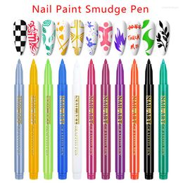 Kits d'art nail 1pc Drawing stylo graffiti acrylique imperméable peinture liner bricolage 3d lignes abstraites outils de beauté manucure