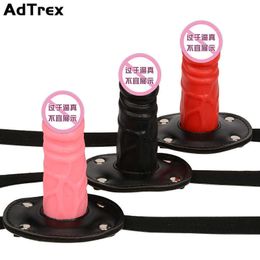 Beauty Items BDSM Silicone Erotic Toys Oral Mouth Gag Bondage Restraints Dildo Masturbator sexy Tools