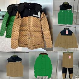 Letter Print Down Jackets Vest Coats For Women and Men Designer Fashion Casual Sweatpants Winter Outdoor Windbreaker Keep Warm Jacket Parkas