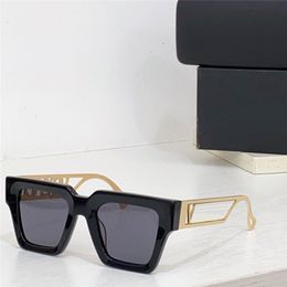 New fashion design sunglasses 4431 big cat eye frame letters hollow metal temples versatile and popular style outdoor uv400 protection glasses