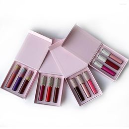 Lip Gloss 5 Sets Private Label Set Optional Tube No Brand Shiny Shimmer Moisturising Makeup Wholesale Lipgloss Custom