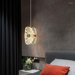 Pendant Lamps Creative Restaurant Lights Nordic Modern Living Room Led Light Bedroom Hanging Lamp Simple El Bedside