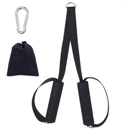 Accessories Triceps Pull Downs Crunch Anti-Slip Long Strap With Handles Tricep Rope Cable Attachment Greater Range Of Motion