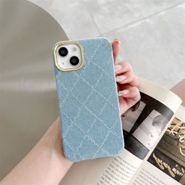 American Designers IPhone Case Luxury Phone Cases For 14 13 12 11 Pro Max Plus Xs X Xr 7 8 Stripe Cell Phonecase