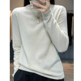 Women's Sweaters Autumn And Winter New Women's Pile-Collar Sweater Knitted Pullover Is Thin Basic Tops Commuting High-Neck Bottoming Shirts T221019