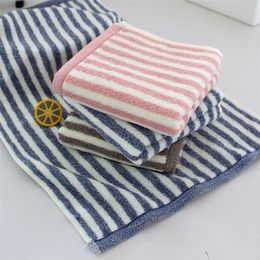 Cotton Striped Towel Soft Absorbent Baby Suitable For Face Towel Bathroom Cleaning Supplies Sweat Towel 5pcs CX28