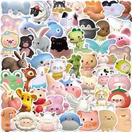 50Pcs Cute Animal Stickers for Kids Teens Vinyl Waterproof Sticker for Laptop Bumper Skateboard Water Bottles Computer Phone FE203