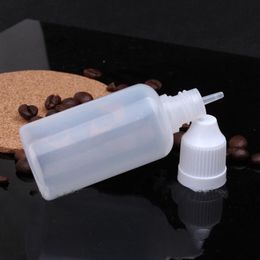 1500pcs Soft Style PE Plastic Dropper Bottles 30ml Child Proof Caps Eliquid E cig oil Empty Bottles