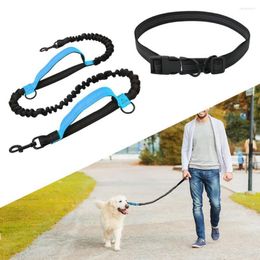 Dog Collars Practical Puppy Collar Rope Free Hands Pet Running Leash D-ring Retractable Jogging Pull