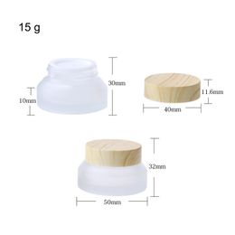 15g 30g 50g Empty Cosmetic Jars Makeup Face Cream Container Packing Bottle Bulk