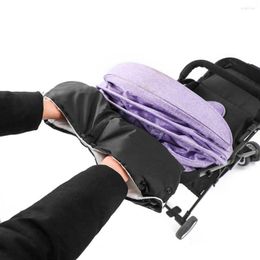 Stroller Parts Winter Warme Gloves Kids Pushchair Hand Muff Waterproof Pram Accessory Mitten Baby Buggy Clutch Cart Outdoor Glove