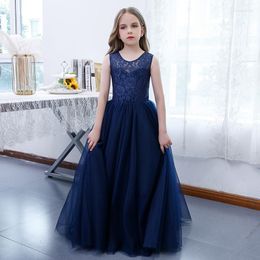 Girl Dresses Princess Flower Dress Wedding Birthday Party Kids For Girls Children's Costume Teenager Prom Designs